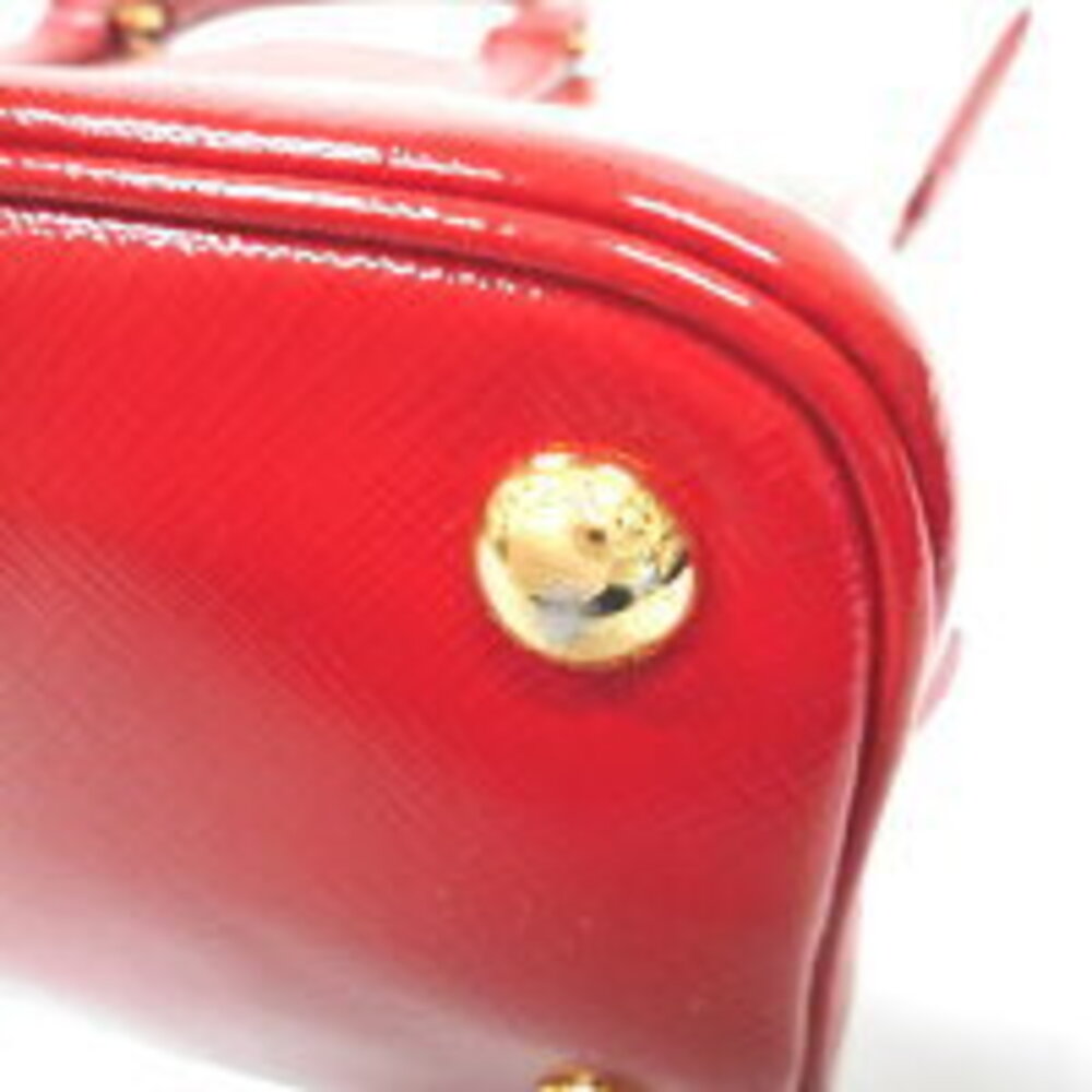 Prada Handbag Saffiano Leather Red - Picture 9 of 10